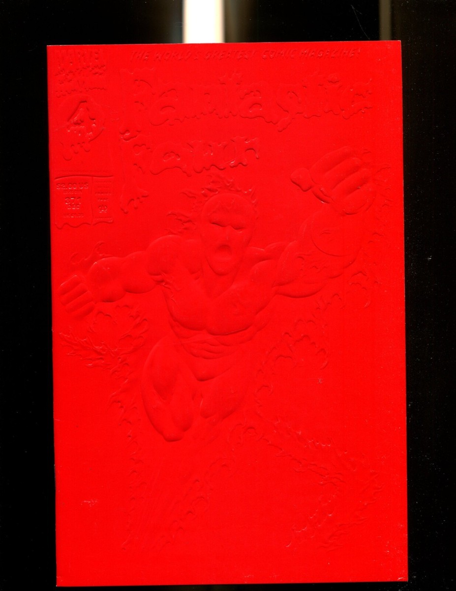 FANTASTIC FOUR 371 SECOND PRINTING (9.6) RED EMBOSSED COVER