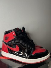 Size 5.5 - Jordan 1 Retro OG High Patent Bred for sale online | eBay