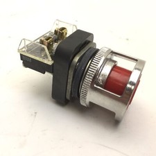 Allen Bradley 800T-FXT Push Button Switch & 800T-XD4 Contact With Button Guard