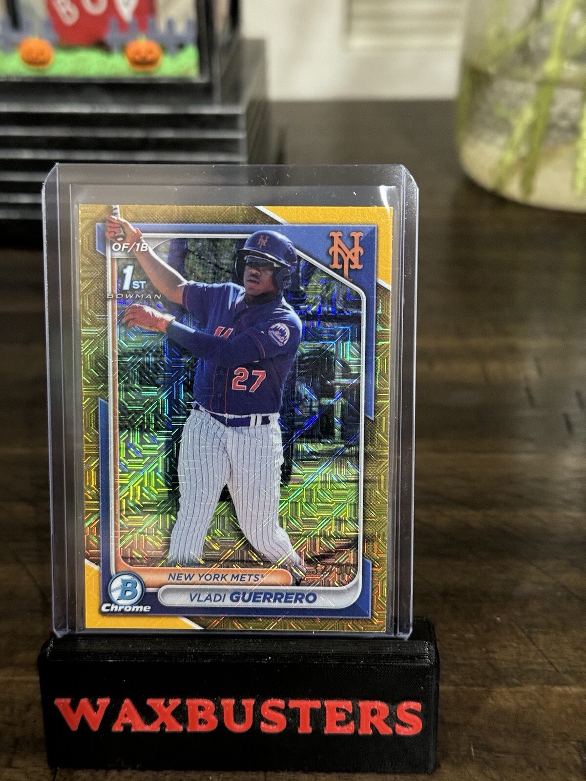 2024 Bowman Chrome Vladi Guerrero 1st Gold Mojo /50 Mets