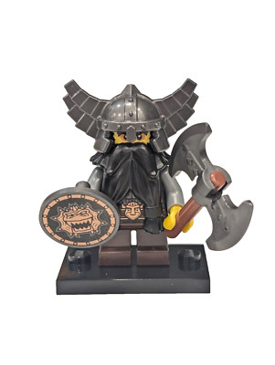 LEGO Series 5 (8805) EVIL DWARF Minifigure | CMF Col076 | NEW W/ Display Stand