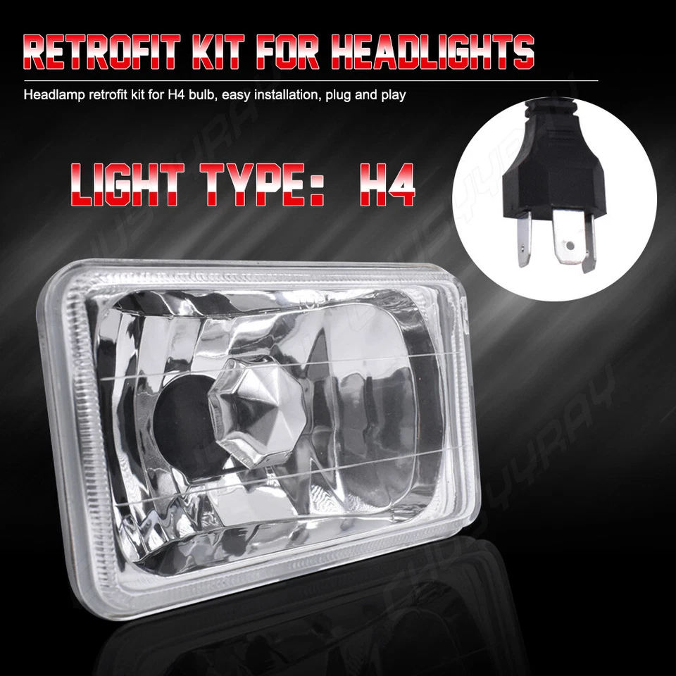 4 PIEZAS Faros LED de haz alto/bajo para Isuzu NQR NPR NPR-HD 4x6"" Foto 2 de 4