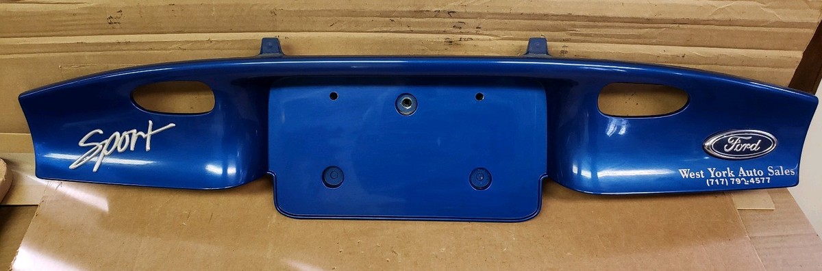 1998-2003 Ford Escort ZX2 Sport Rear License Bracket Reverse Light