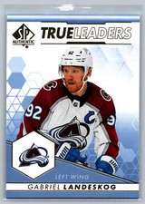 2022-23 SP Authentic #TL-1 Gabriel Landeskog True Leaders Blue Avalanche