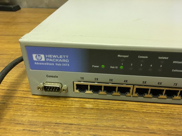 HP AdvanceStack Hub-24tx 100 Base-tx J3272a 24 Port for sale online | eBay