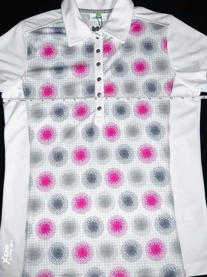 Camisa polo de golf para mujer XDS Daily Sports blanca talla M (13) Foto 2 de 4