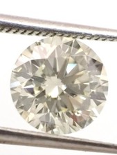 Loose Round Diamond 0.90 Carat O-P GIA Certified Natural Solitaire Engagement 2777.77 per carat