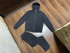 Brunello Cucinelli Gray Walking Cotton Suit Hoodie Pants Size XSS-XS