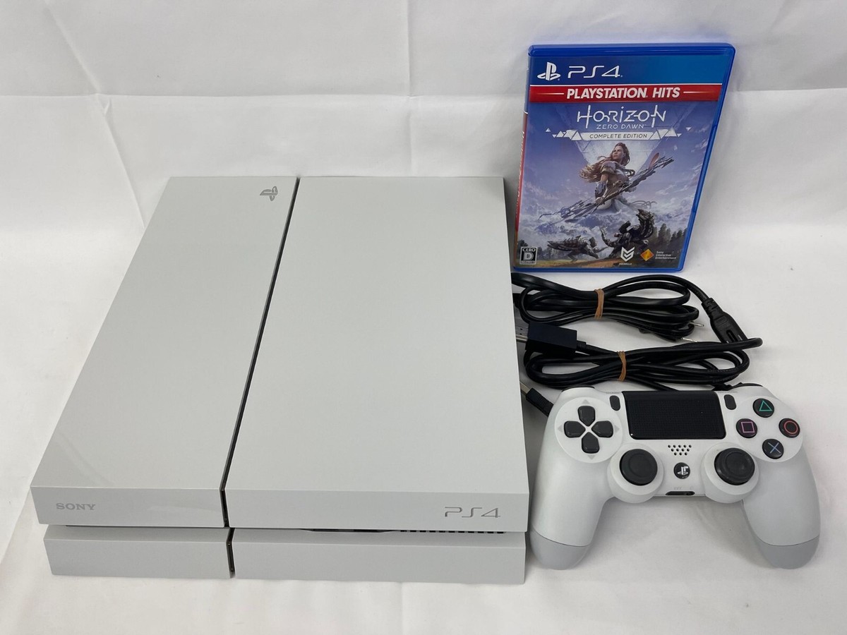 Sony PlayStation 4 PS4 500GB White Game Console -Hori Zon Sony PlayStation 4 PS4 500GB White Game Console -Hori Zon