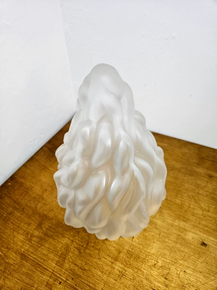 VIANNE LAMPSHADE, H 25 CM, ART DECO, FROSTED GLASS, FLAMING TORCH SHAPED - Image 4 of 4