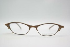 Vintage Pro Design Denmark 1112 Brown Bronze Oval Glasses Frame NOS
