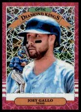 2019 Optic Dk Pink Velocity Joey Gallo /199 Rangers #15 10=Fs