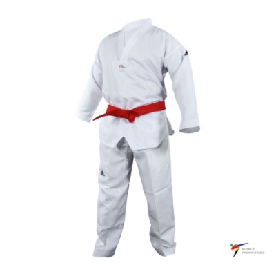 Taekwondo Anzug WT Adidas - Adistart 2 mit Gürtel, WT zugelassen
