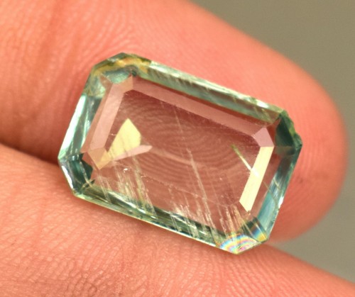 Natural Green Kunzite Gemstone From Afghanistan 7.40 Ct - 第 1/5 張圖片