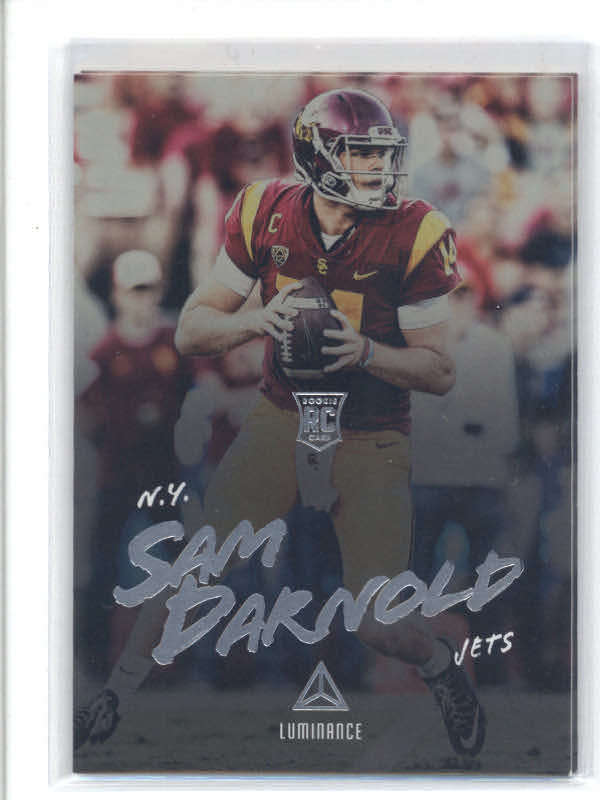 SAM DARNOLD 2018 PANINI LUMINANCE #189 ROOKIE RC AH4427