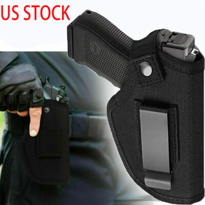 Tactical Pistol Gun Holster Concealed Carry IWB OWB with Metal Clip CHOOSE MODEL