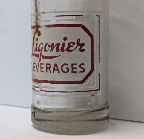 Ligonier Beverages ACL Bottle Ligonier Indiana 8 oz Ligonier Artificial Ice Co - Picture 7 of 23