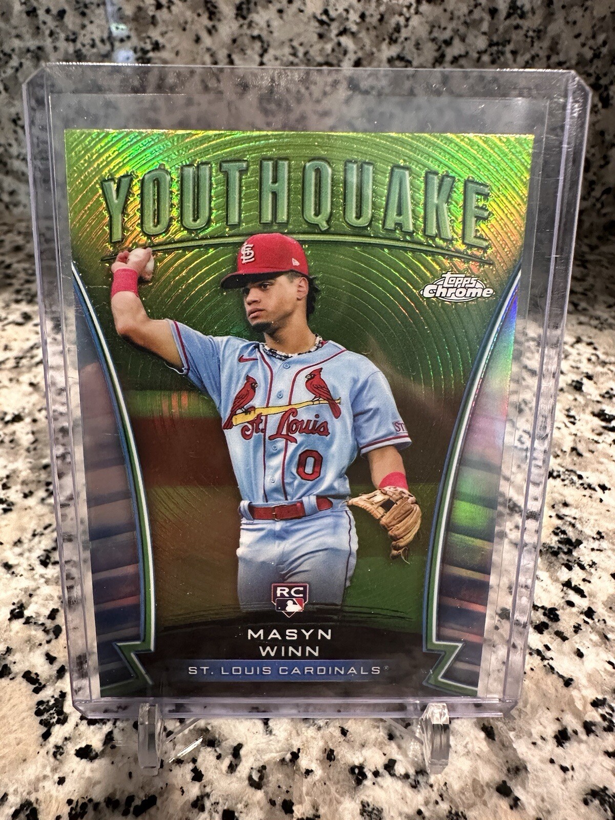 2024 Topps Chrome - Masyn Winn RC YouthQuake #YQ-9 - St. Louis Cardinals