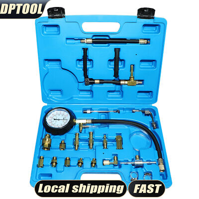 #ad 0 140 PSI Fuel Injection Pump Injector Tester Test Pressure Gauge Gasoline Cars $36.00