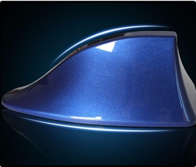 Blue Shark Fin Roof Antenna Aerial FM/AM Radio Signal Decor Car Trim Universal