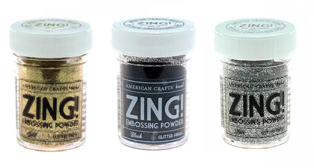 American Crafts Zing! Glitter Embossing Powder 1 Oz-Black