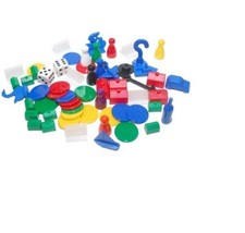 Brettspielset - Spielfiguren, Bauern, Zähler, Würfel