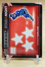 2021-22 UD Credentials Star of The Night #3S-4 Conor Garland