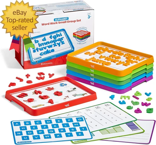 Alphabet Word Work Small Group Set, Lowercase Magnetic Letters, Magnetic Letter