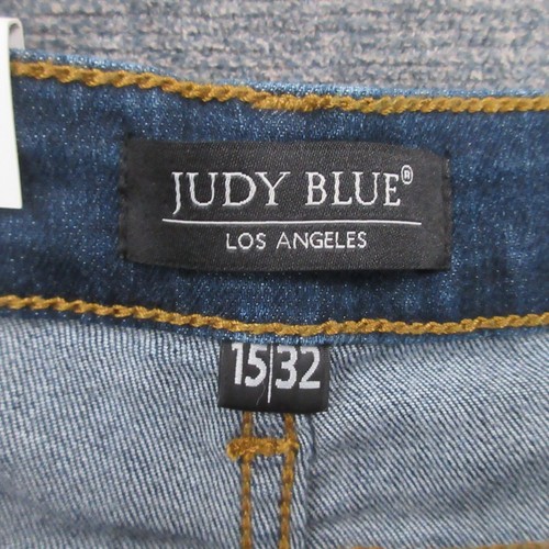 Judy Blue Jeans Womens 15/32 Relaxed Fit Ankle Stone Wash Blue Mid Rise - Picture 10 of 13