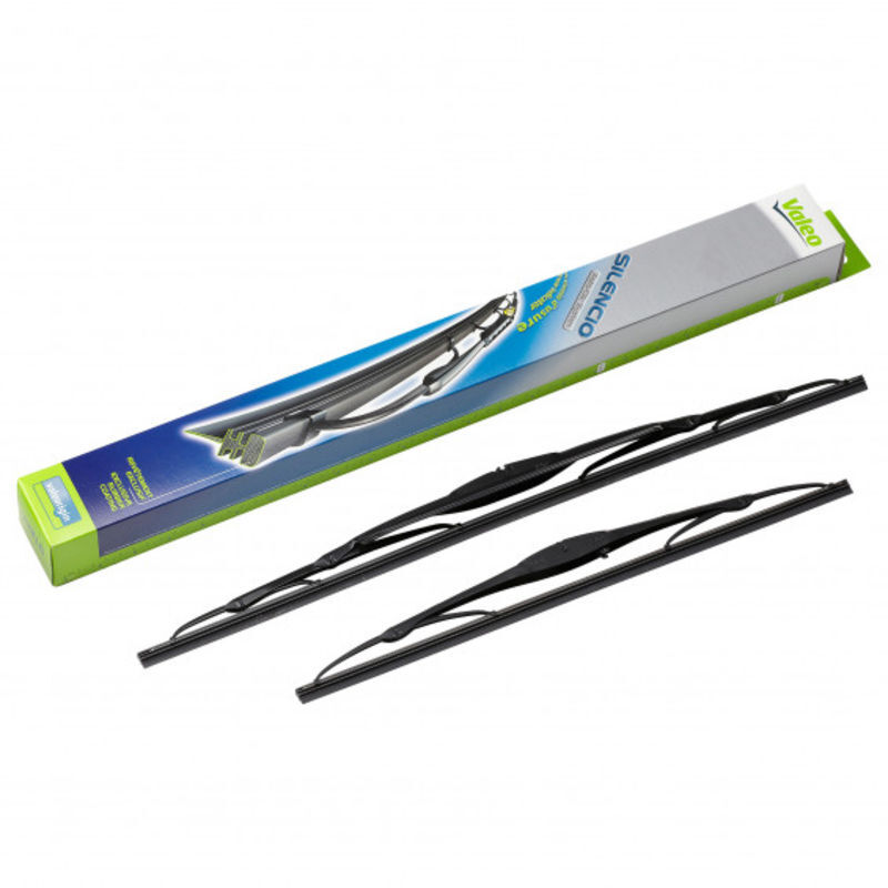 Set 2 Wiper Blades Front for Dacia Sandero Of 12/2012 To 02/2015 Val