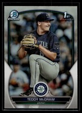 Teddy McGraw 2023 Bowman Draft Chrome 1st Refractor A Card #BDC-73