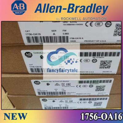 New Factory Sealed AB 1756-OA16 ControlLogix 16 Point D/O Module US AB 1756 OA16