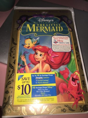 The Little Mermaid Disney Masterpiece VHS Neu Versiegelt Spezial Edition