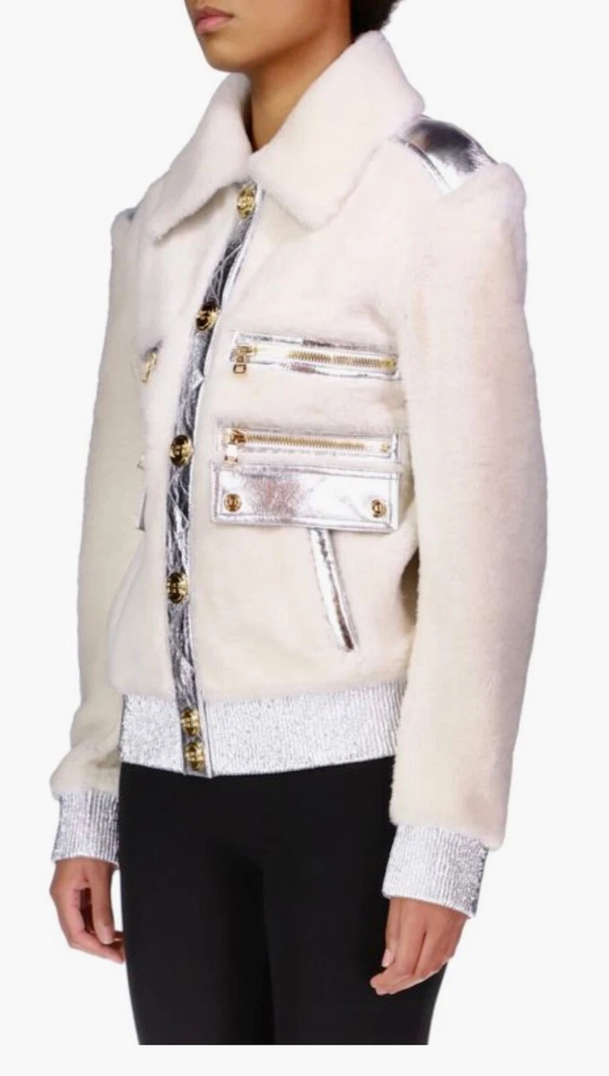 Balmain shearling store jacket