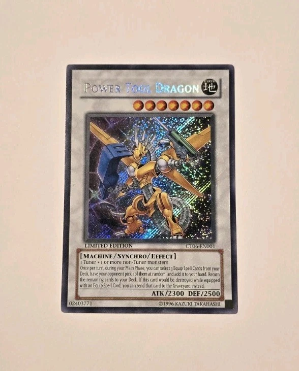 Power Tool Dragon Yu-Gi-Oh! TCG Individual Trading Card Games for