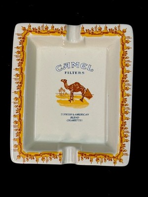 VTG. Camel Filtered Cigarettes Ashtray Turkish & American Blend 1996 Ceramic Ae