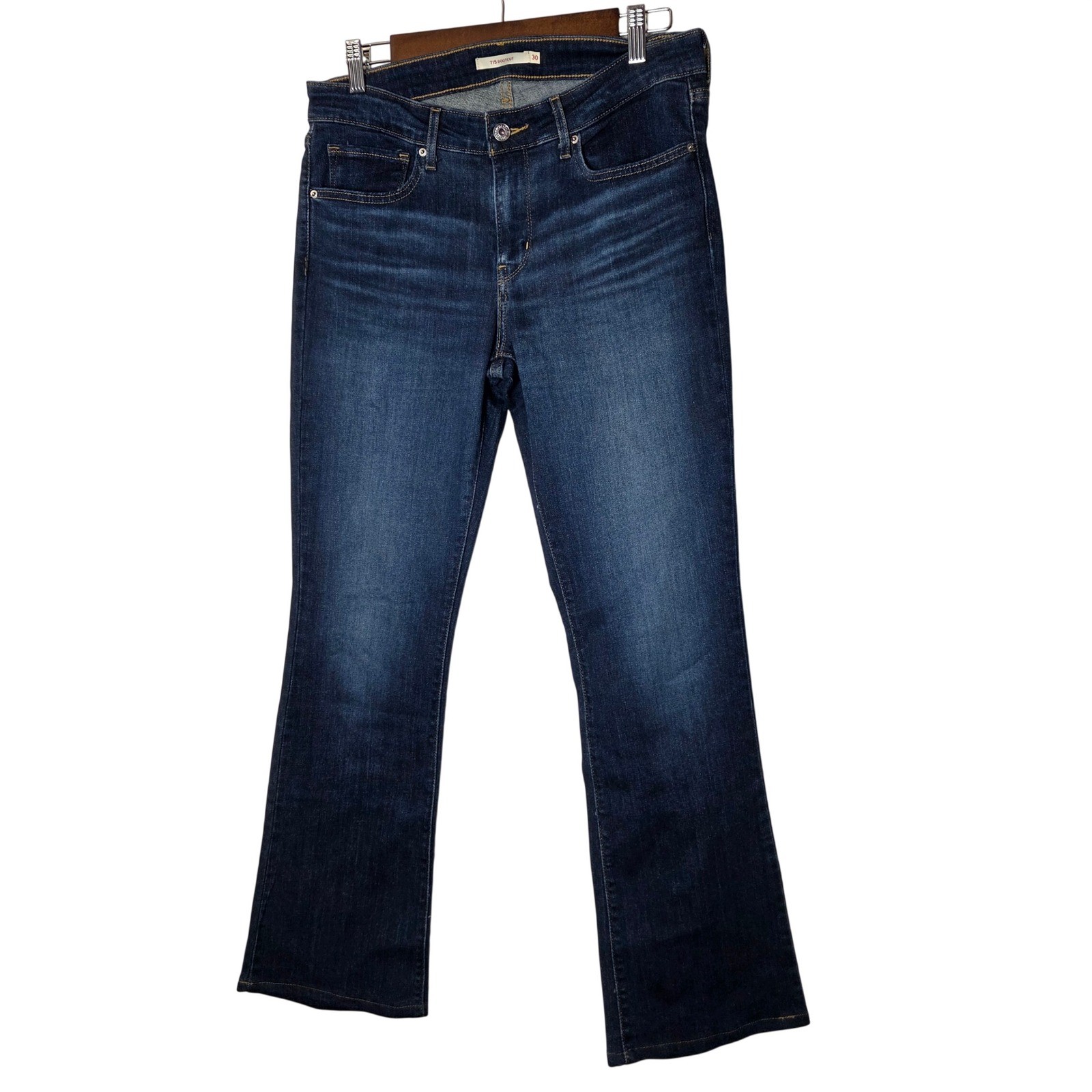 Levi's 715 Bootcut Denim Medium Dark Wash Womens size 30