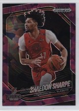 2024-25 Panini Prizm Black Purple Ice Prizm 111/149 Shaedon Sharpe #47 0j5i