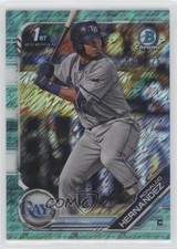 2019 Bowman Chrome Prospects Aqua Shimmer Refractor /125 Ronaldo Hernandez 0r4