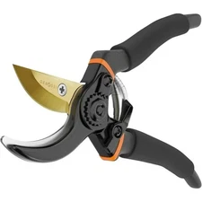 Premium Bypass Pruning Shears for Gardening - Heavy Duty, Ultra Sharp Garden She