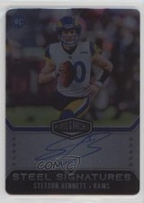 2023 Plates & Patches Rookie Steel Signatures /300 Stetson Bennett IV Auto yl0