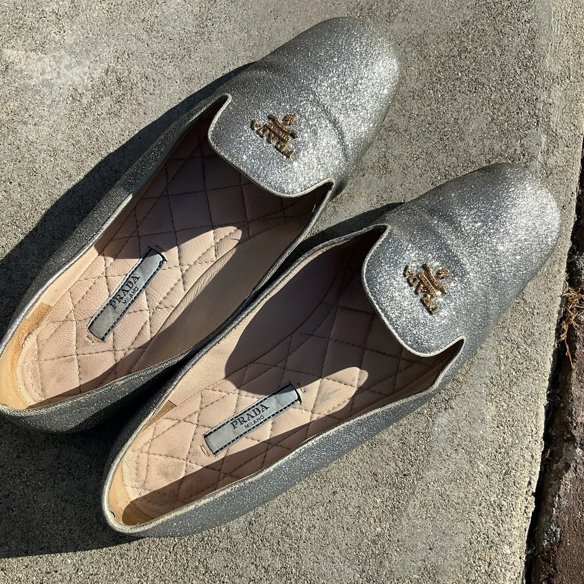 PRADA Silver Comfort Shoes for Women for sale | eBay