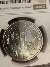 2015 Austria 1.50 Euro 1oz Silver Vienna Philharmonic NGC MS69