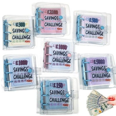 Savings Challenge Mappe Geldsparmappe Sparherausforderungen Buch & Umschläge