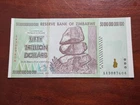 2008 50 TRILLION DOLLARS ZIMBABWE BANKNOTE, AA P-90 GEM UNC