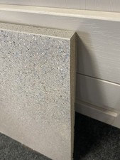 Worktop Off Cut Grey Sparkle Slim Edge Brand New 20 x 134.5 Cm Kitchen Bathroom