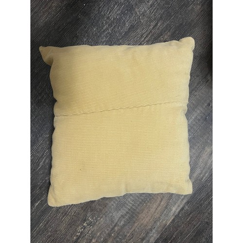 Vintage Embroidered Owl Pillow Yellow Flowers Cottagecore Decor Throw Accent - Picture 2 of 3