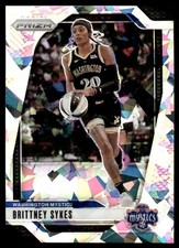 Brittney Sykes Ice #80 2024-25 Panini Prizm WNBA Washington Mystics