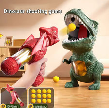Dinosaur Foam Ball Blaster Toy   Tyrannosaurus Rex Shooter Interactive Game