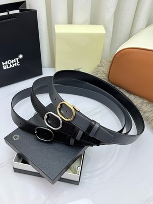 Montblanc Horseshoe Pin Buckle Classic Belt